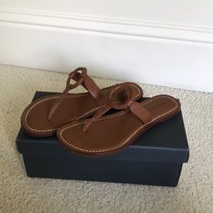 Brown leather Bernardo sandals